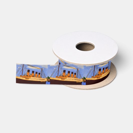 Schip Titanic Satijnen Lint (Spoel)