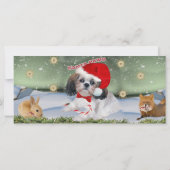 Schip Tzu Santa Paws-cadeaus (Achterkant)