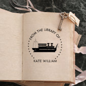 Schip uit de bibliotheek van Round stempel