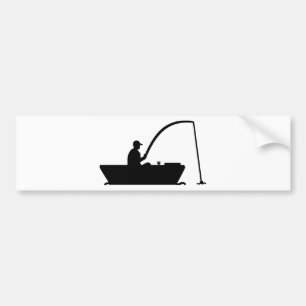 Schip van Angler Fisher Bumpersticker