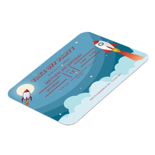 Schip van de blauwe rode ruimte van de Koel: "Birt Magneet (Linkerzijde)