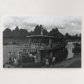  schip van de Chinese Guilin Legpuzzel (Horizontaal)