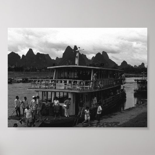  schip van de Chinese Guilin Poster (Voorkant)