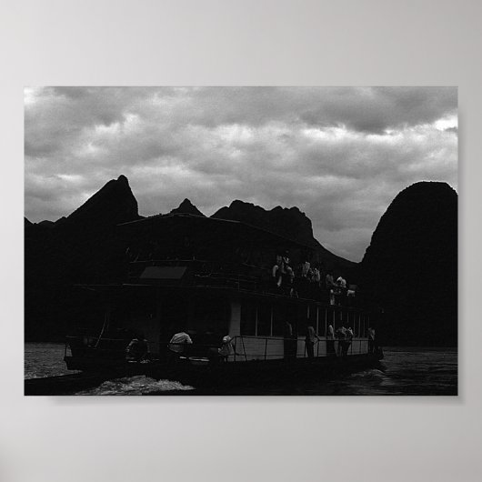 schip van de Chinese Guilin Poster (Voorkant)