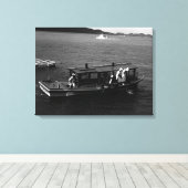  schip van de Japanse Mie Mikimoto Pearl met duikb Canvas Afdruk (Insitu (Houten vloer))