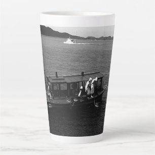 schip van de Japanse Mie Mikimoto Pearl met duikb Latte Mok