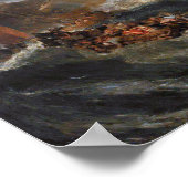 Schip van de Minotaur, J. M. William Turner Poster (Hoek)