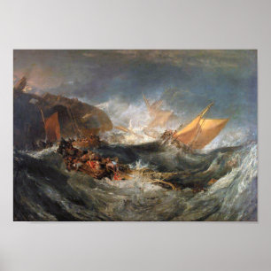 Schip van de Minotaur, J. M. William Turner Poster