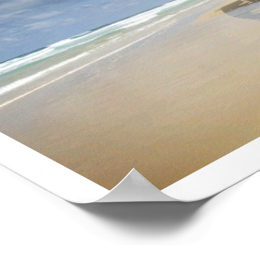 Schip van de S.S. Maheno, Fraser Island Poster (Hoek)