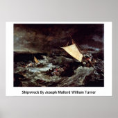 Schip van Joseph Mallord William Turner Poster (Voorkant)