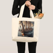Schip van lezers grote tote bag (Voorkant (product))