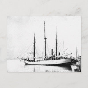 Schip van Nansen, in de haven Briefkaart