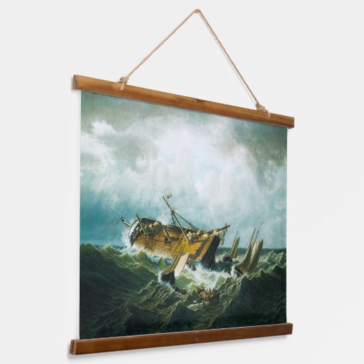 Schip van Nantucket Tapestry Hangend Wandkleed (Gebogen)