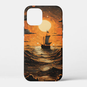 Schip varen in de nacht Case-Mate iPhone case
