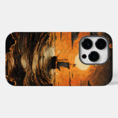 Schip varen in de nacht Case-Mate iPhone case (Achterkant (horizontaal))