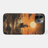 Schip varen in de nacht Case-Mate iPhone case (Achterkant (horizontaal))