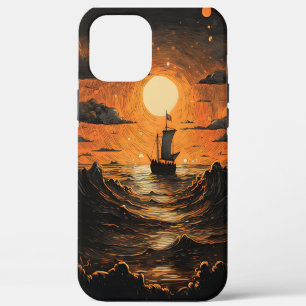 Schip varen in de nacht Case-Mate iPhone case