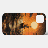 Schip varen in de nacht Case-Mate iPhone case (Achterkant (horizontaal))