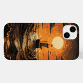 Schip varen in de nacht Case-Mate iPhone case (Achterkant (horizontaal))