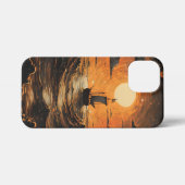 Schip varen in de nacht iPhone hoesje (Achterkant horizontaal)