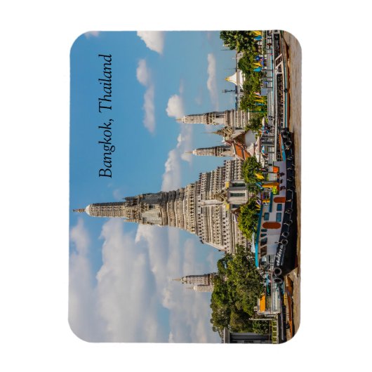 Schip varen pas Wat Arun Magneet (Verticaal)