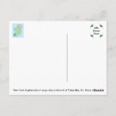 Schip verankerd in Tralee Bay, Co. Kerry, Ierland Briefkaart (Achterkant)