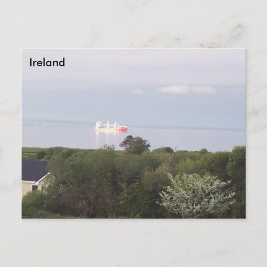 Schip verankerd in Tralee Bay, Co. Kerry, Ierland Briefkaart (Voorkant)