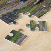 Schip verlaat de baai in Duluth Minnesota Legpuzzel (Zijkant)