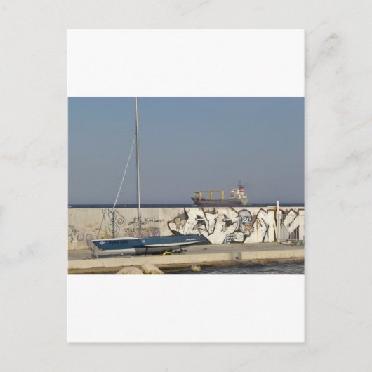 Schip verlaat Varna Briefkaart (Voorkant)