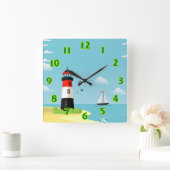 Schip  vierkante klok (Huis)