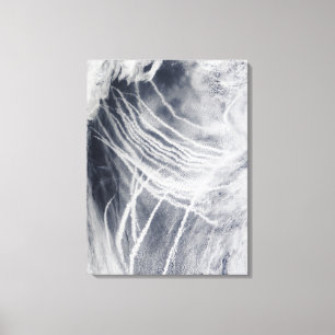 Schip volgt de noordelijke Stille Oceaan Canvas Afdruk