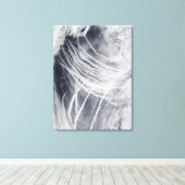 Schip volgt de noordelijke Stille Oceaan Canvas Afdruk (Insitu (Houten vloer))