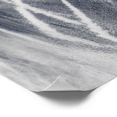 Schip volgt de noordelijke Stille Oceaan Poster (Hoek)