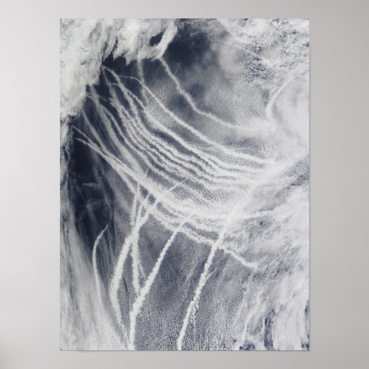 Schip volgt de noordelijke Stille Oceaan Poster (Voorkant)