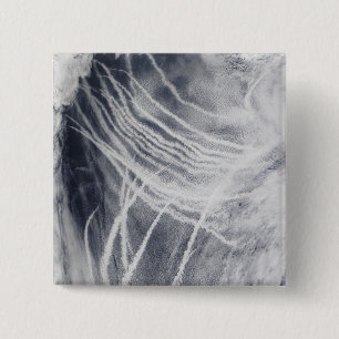 Schip volgt de noordelijke Stille Oceaan Vierkante Button 5,1 Cm