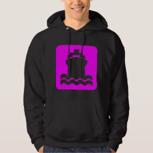 Schip Vorm - Magenta Hoodie