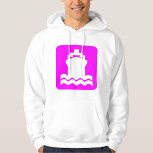 Schip Vorm - Magenta Hoodie