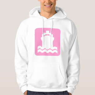 Schip Vorm - Roze Hoodie