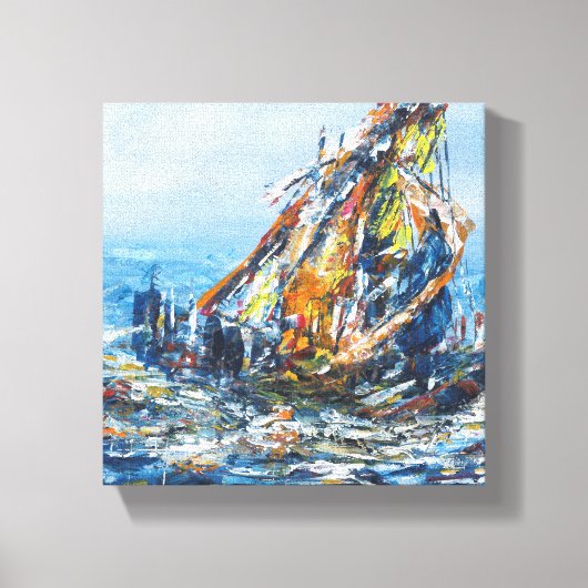 Schip Wall Decor Schilderij Canvas Afdruk (Voorkant)