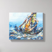 Schip Wall Decor Schilderij Canvas Afdruk (Voorkant)