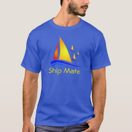 Schip - zeilboot - Mannen T-shirt