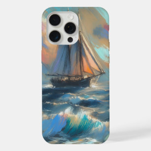 Schip Zeilend Op De Zee iPhone 15 Pro Max Case