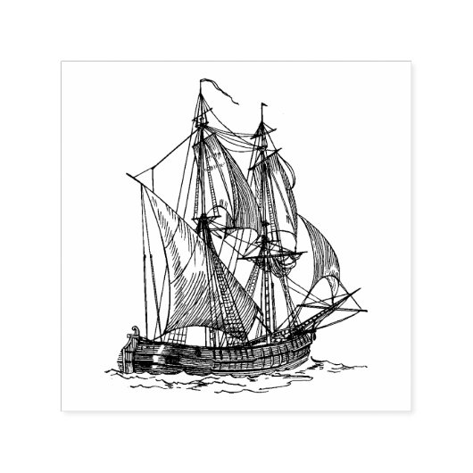 schip zelfinktende stempel (Design)