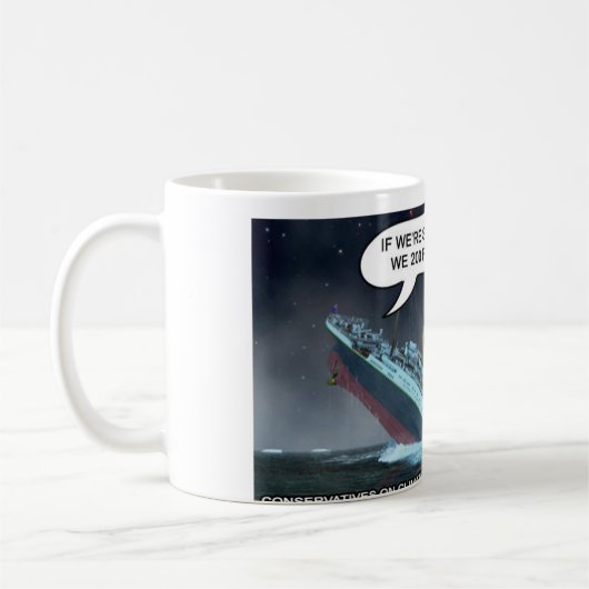 Schip zinken koffiemok (Links)