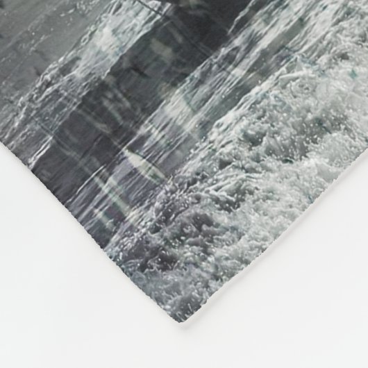  schipbreuk in de Storm Fleece Deken (Hoek)