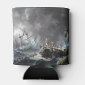 Schipbreuk in een Storm 1872 Blikjeskoeler (Achterkant)