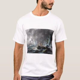 Schipbreuk in een Storm 1872 T-shirt