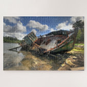 "Schipbreuk" Legpuzzel (Horizontaal)