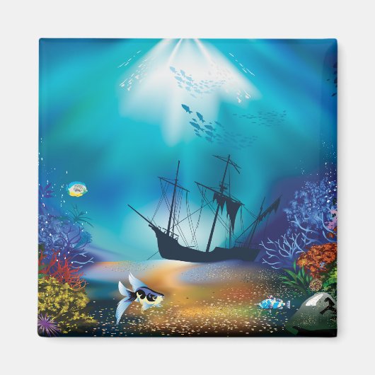 schipbreuk magneet (Voorkant)