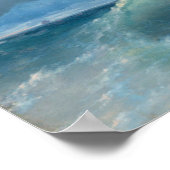 Schipbreuk op een stormachtige ochtend, Aivazovsky Poster (Hoek)